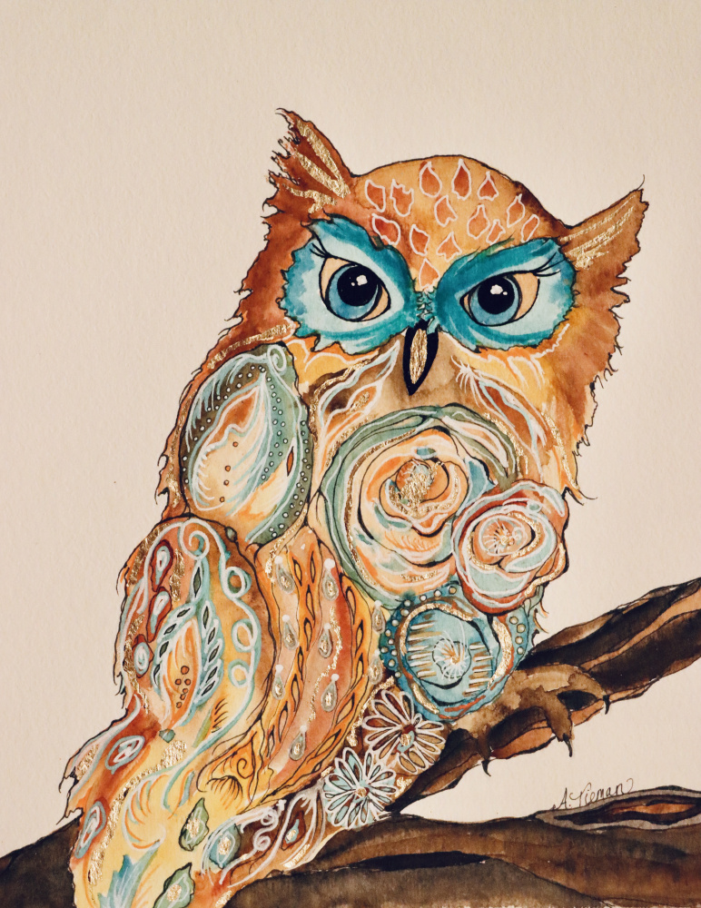 Wise Owl von Amy Tieman