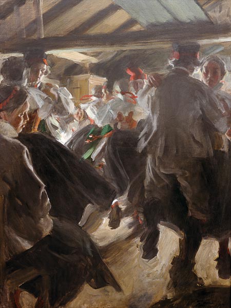Anders Zorn / Dance in Gopsmoorkate von Anders Leonard Zorn