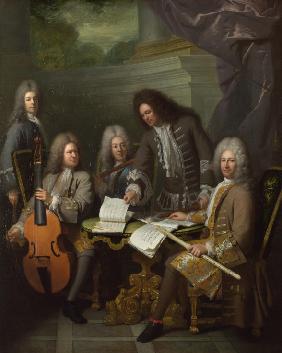 Michel de La Barre und andere Musikanten