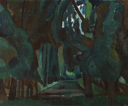 Trees by a Lake, Le Parc de Carrières-St-Denis