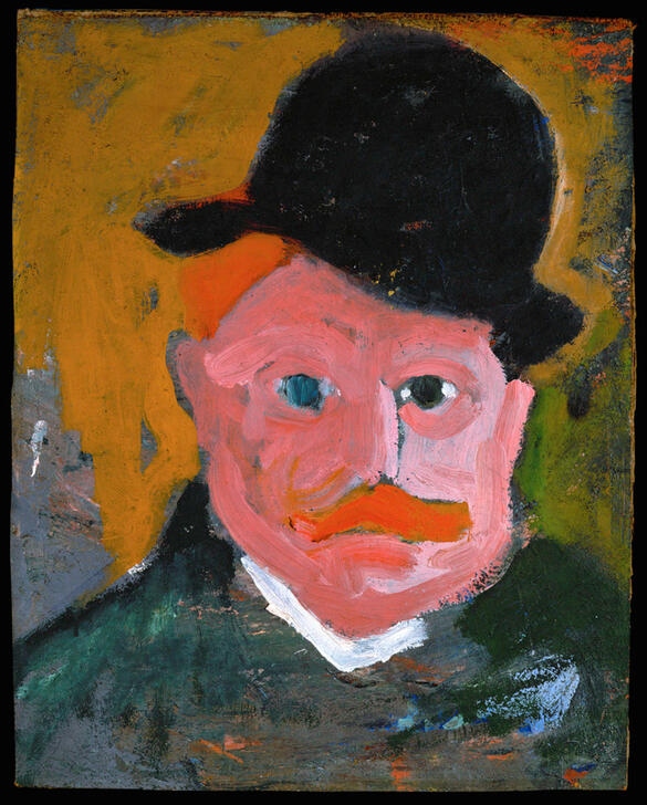 Portrait of the Painter Maurice de Vlaminck von Andre Derain