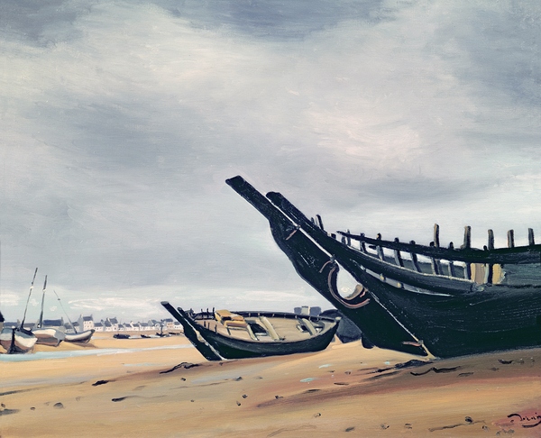 Boats on the Beach at Camaret von Andre Derain