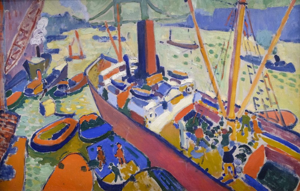 The Basin of London von Andre Derain