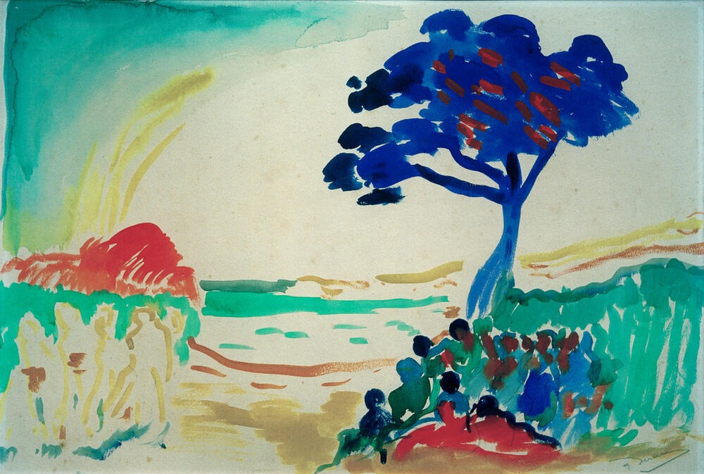 The Blue Tree von Andre Derain