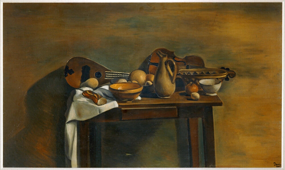 The decorated table von Andre Derain