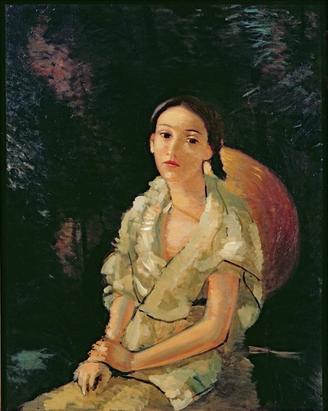 The seated painters niece, c.1931 (see also 287563) von Andre Derain