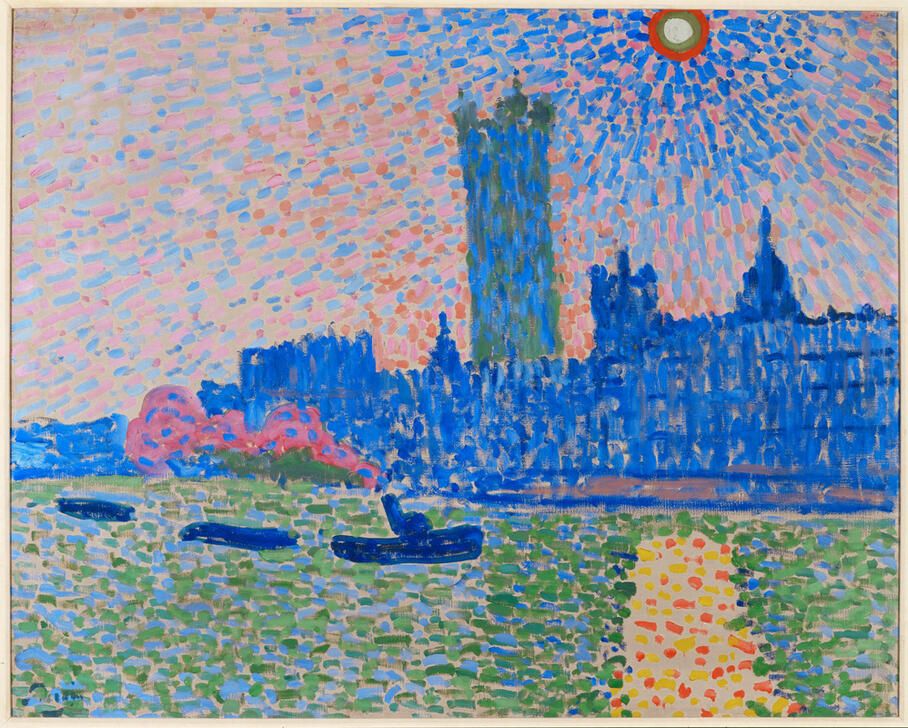 The Thames and the Houses of Parliament von Andre Derain