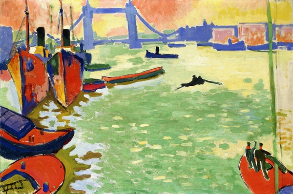 The Thames and Tower Bridge von Andre Derain