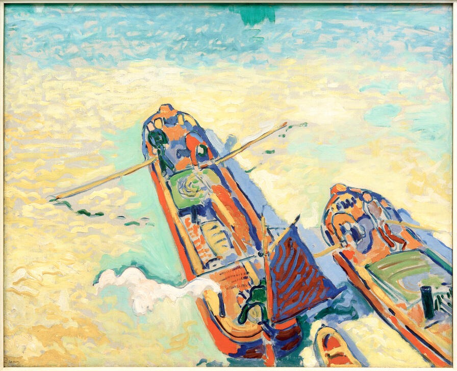 The two barges von Andre Derain