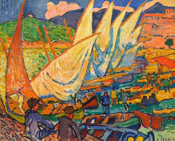 Fishing Boats, Collioure von Andre Derain