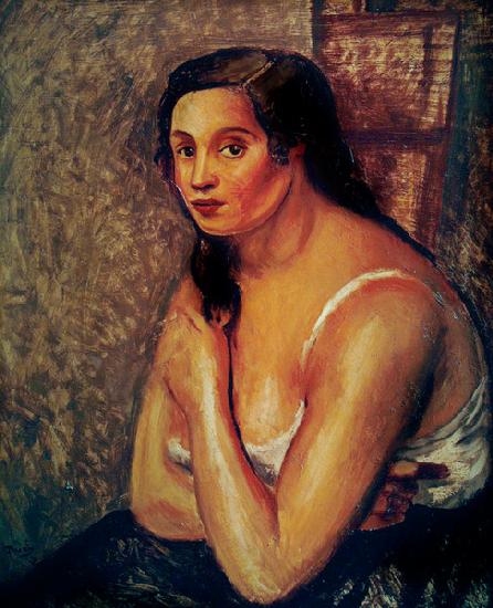 Woman in a Vest, c.1920