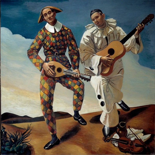 Harlequin and Pierrot von Andre Derain