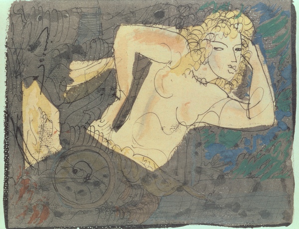 Illustration to the Poem, The Spinner, from the Albums of Ancient Verse, Charms by Paul Valery (1871 von Andre Derain