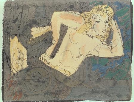 Illustration to the Poem, The Spinner, from the Albums of Ancient Verse, Charms by Paul Valery (1871