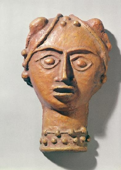 Head of a woman