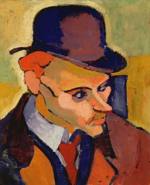 Head of a Man (Portrait of M. Gilbert) 1907 von Andre Derain