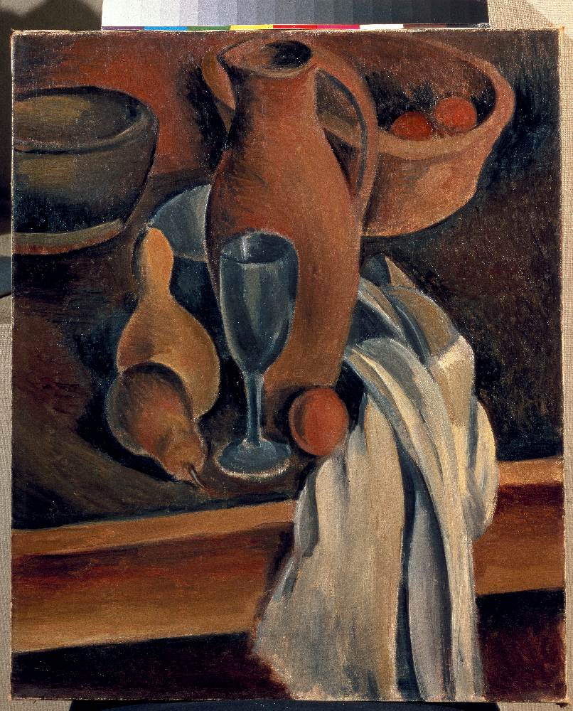 Jug with Napkin and Fruits von Andre Derain