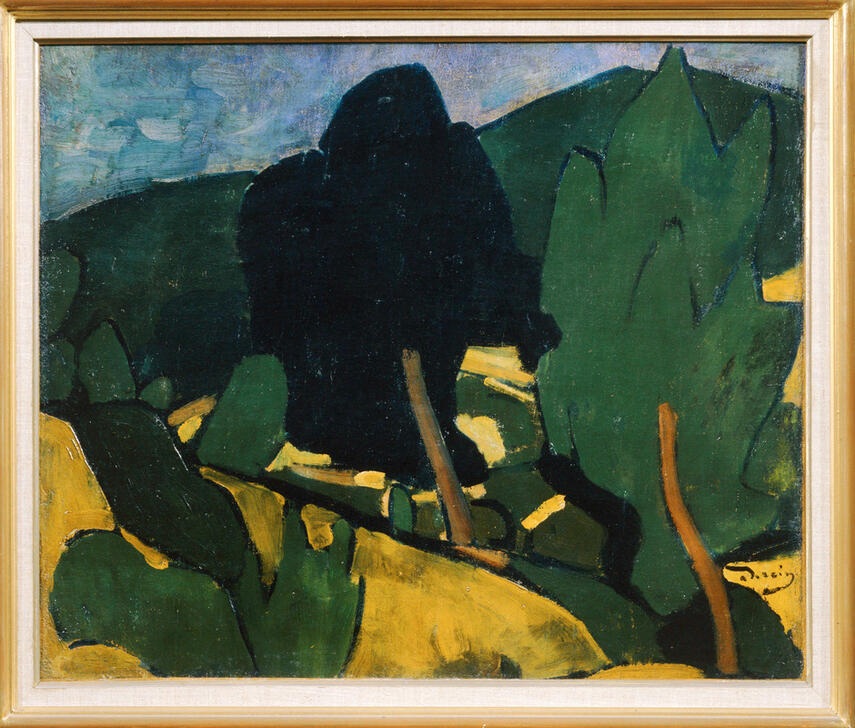 Landscape in Cassis von Andre Derain
