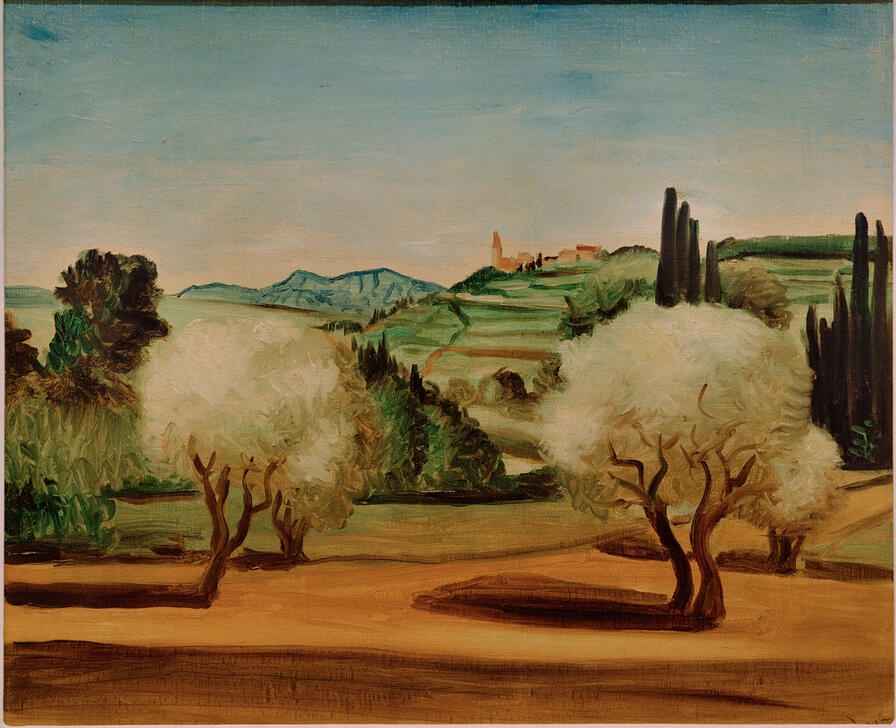 Landscape with olive trees von Andre Derain