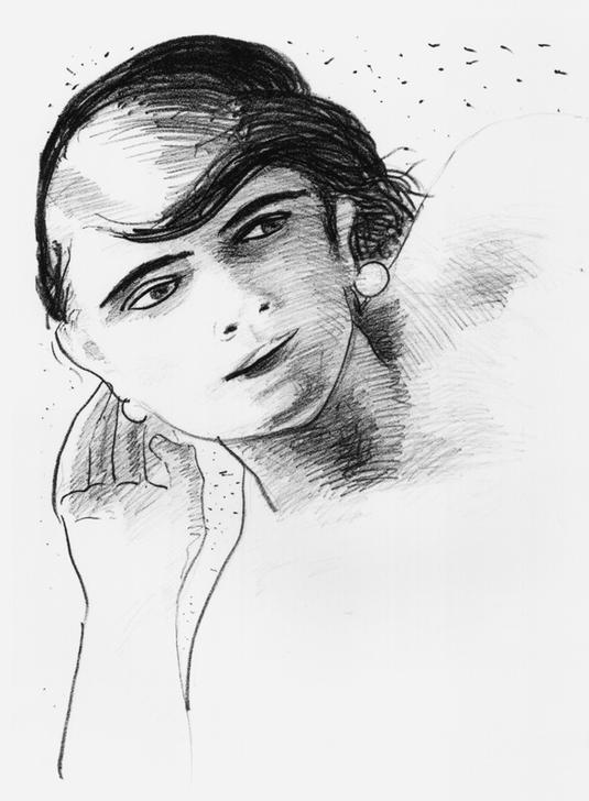 Girl’s head von Andre Derain