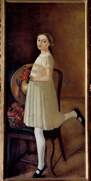 Portrait of the painters niece in 1931 von Andre Derain