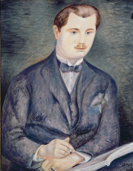 Portrait of Paul Guillaume, c.1919-20 (see also 287559) von Andre Derain