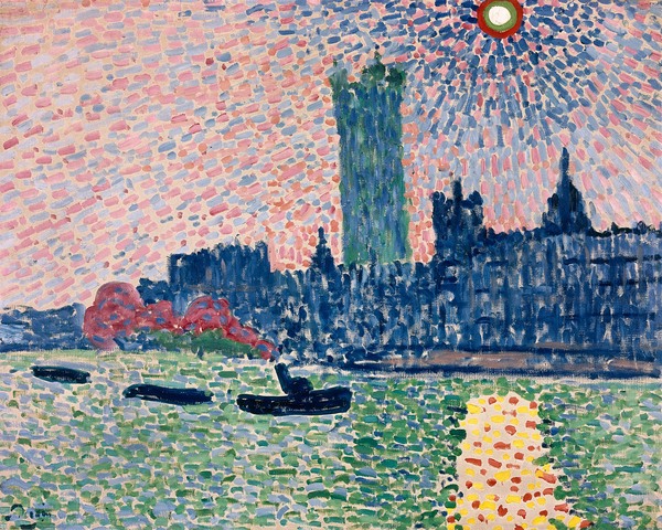 Westminster from the South Bank, London von Andre Derain