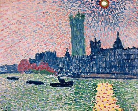 Westminster from the South Bank, London