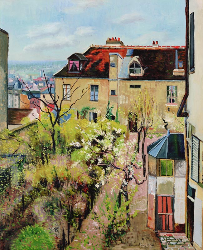 Jardin de la maison dUtrillo von Andre Utter