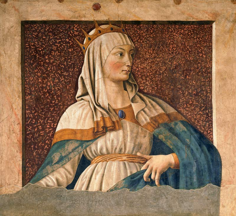 Queen Esther, from the Villa Carducci series of famous men and women von Andrea del Castagno