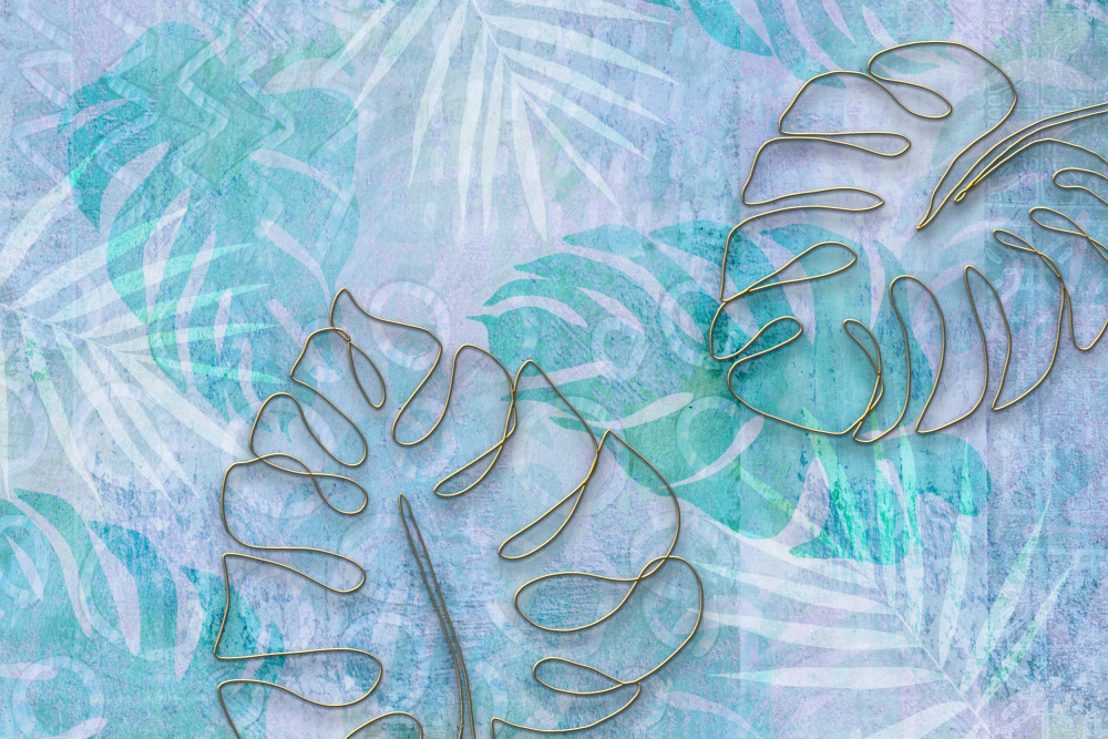 Tropics Embellishment Blue von Andrea Haase