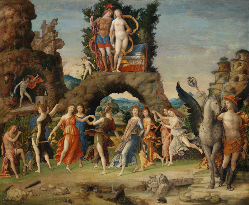 The Parnassus: Mars and Venus von Andrea Mantegna