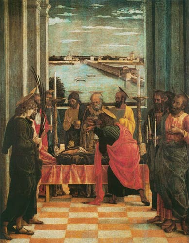Der Tod Mariae von Andrea Mantegna