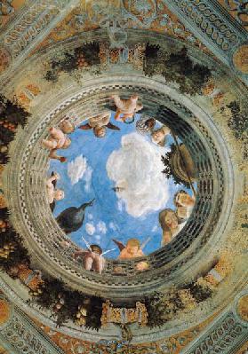 Camera degli Sposi - Ceiling Fresko, Palazzo Ducale, Mantua, Italy