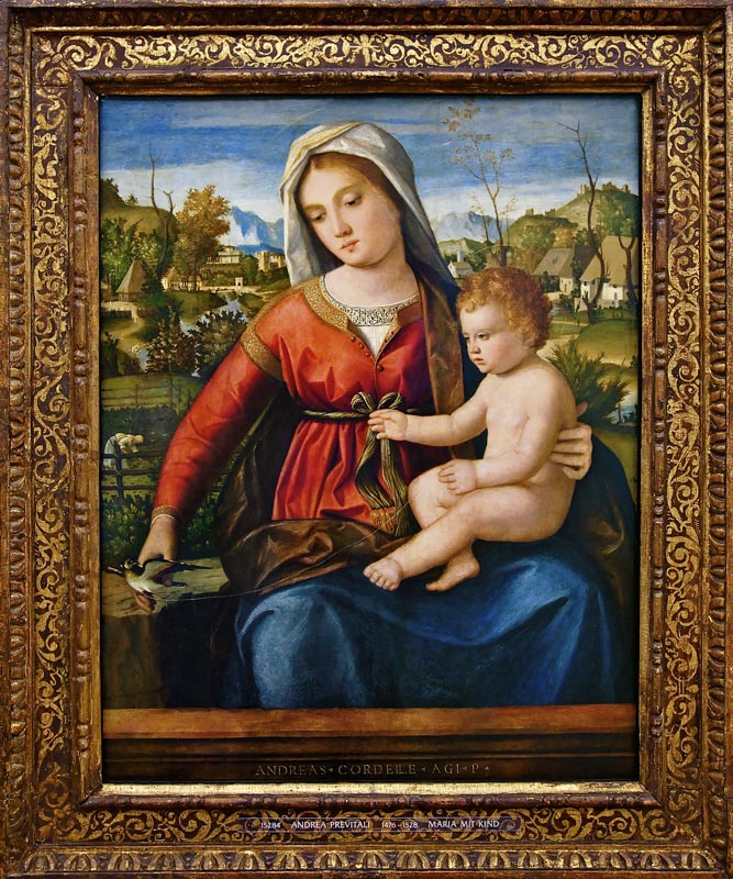 Madonna mit dem Kinde von Andrea Previtali