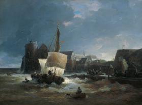 Hafeneinfahrt bei Enkhuyzen