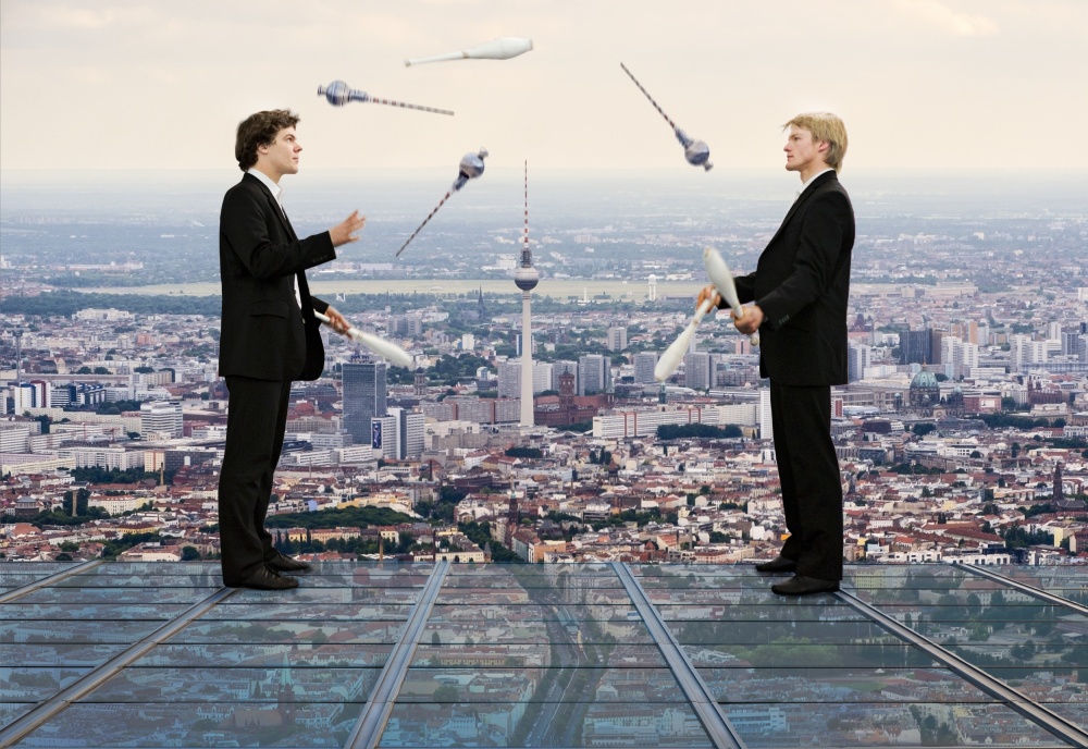 Juggling Berlin von Andreas Feldtkeller