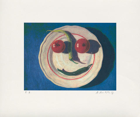 Gemüseteller Dunkelblau von Andreas Scholz