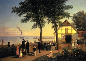 Das alte Gasthaus in Vedboek von Andreas Thomas Juuel