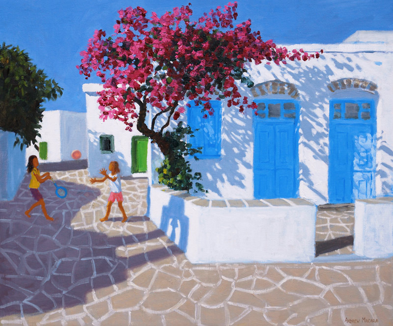 Blue doors,Folygandros,Greek Islands von Andrew  Macara