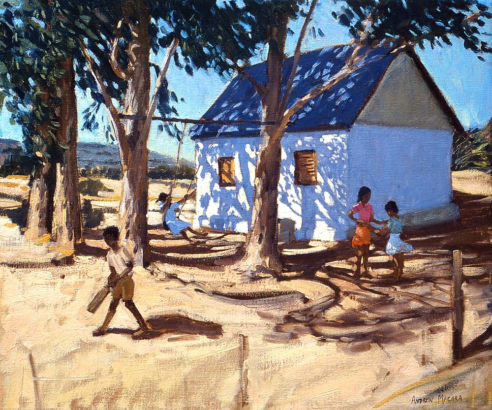 Little white house, Karoo, South Africa von Andrew  Macara