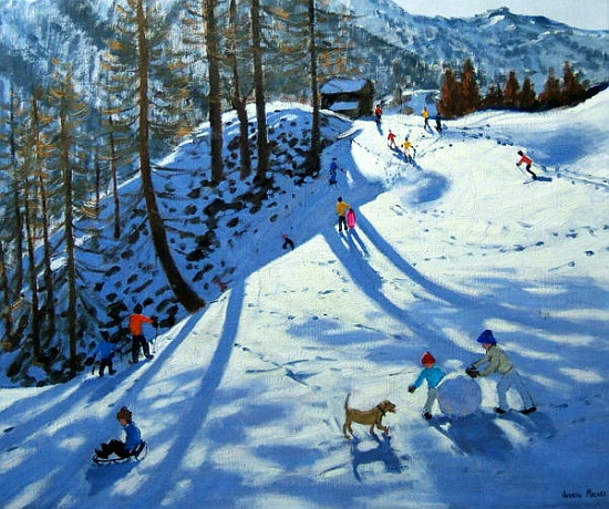 Large Snowball, Zermatt von Andrew  Macara