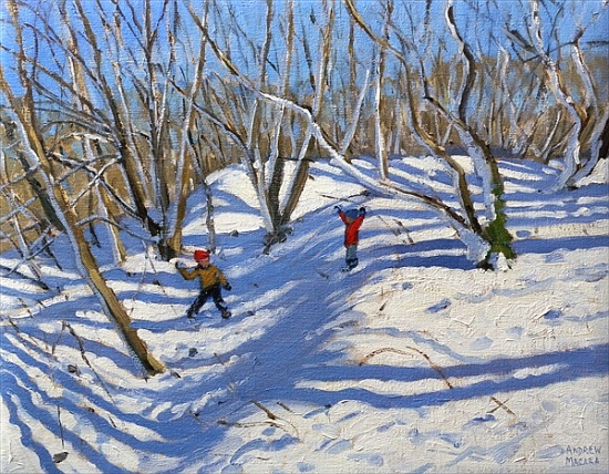 Spring Snow, Newhaven Derbyshire von Andrew  Macara