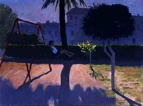 The Swing, Paphos, Cyprus, 1996 (oil on canvas) 