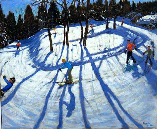 Winding Trail, Morzine von Andrew  Macara