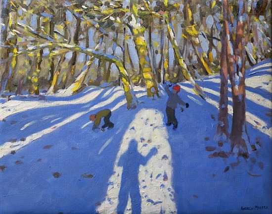 Winter Elvaston Castle von Andrew  Macara