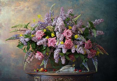 Still life with flowers