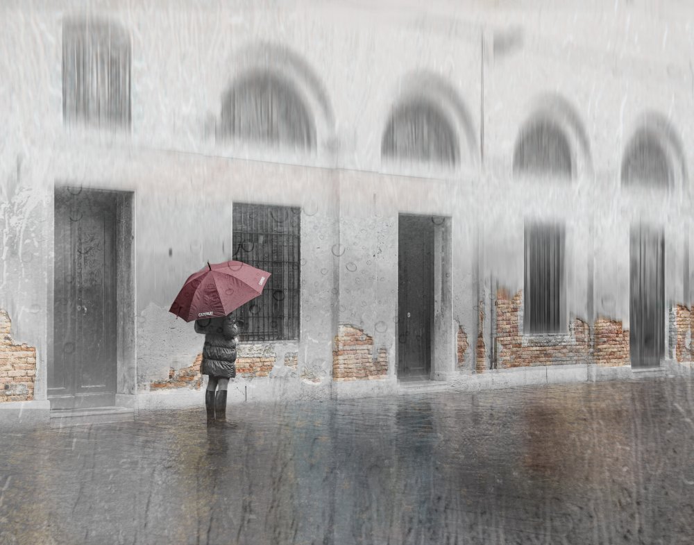 alone in the rain von Anette Ohlendorf