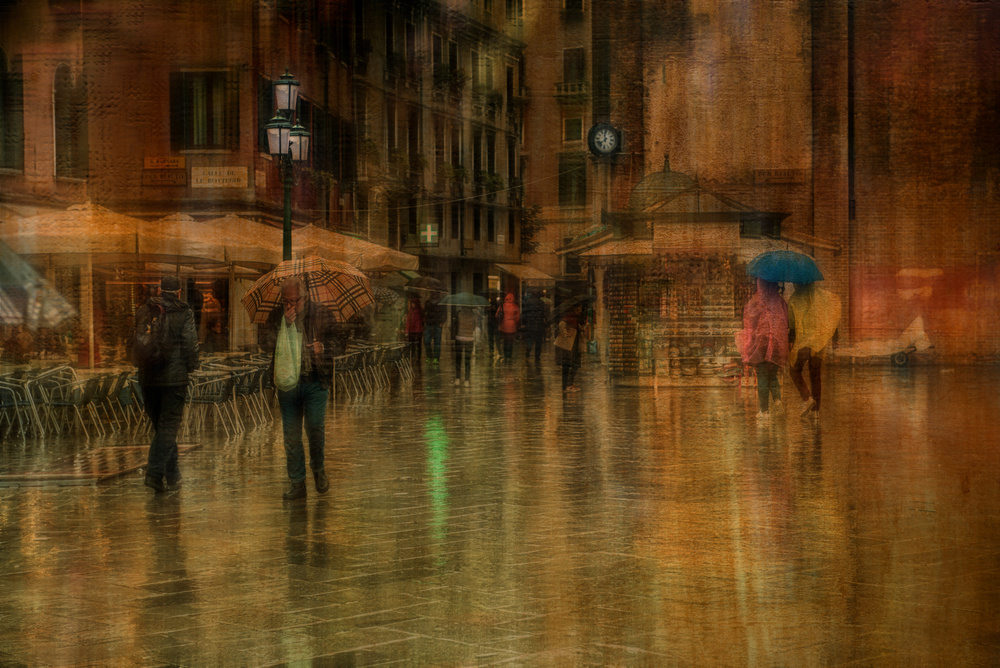 blue umbrella von Anette Ohlendorf