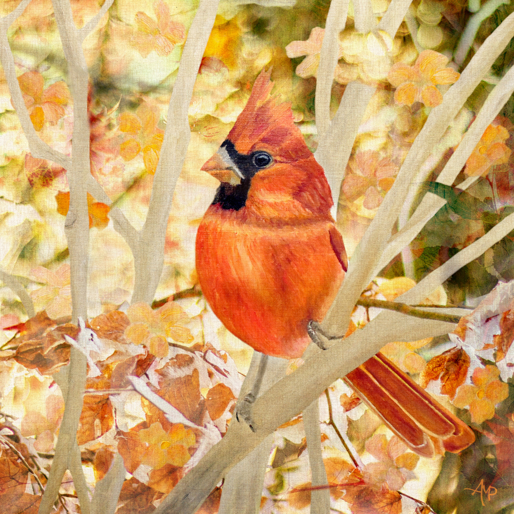 Entwined In Leaves von Angeles M. Pomata